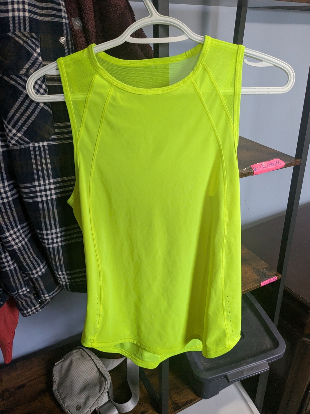 lululemon athletica Neon Yellow Performance Tank